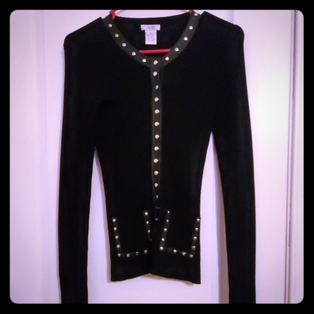 Studded cardigan